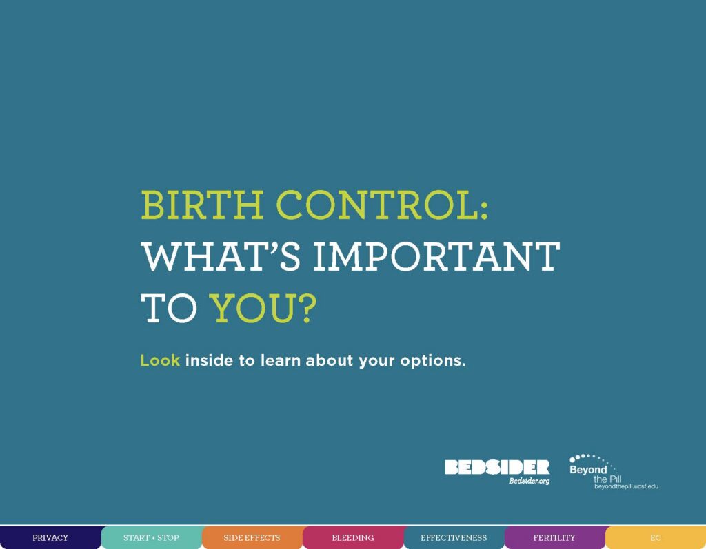 Identify What Matters in Birth Control Counseling - Bedsider Providers